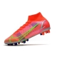 Nike Mercurial Superfly 8 Elite AG Bright Crimson Metallic Silver Football Boots