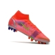 Nike Mercurial Superfly 8 Elite AG Bright Crimson Metallic Silver Football Boots
