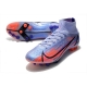 Nike Mercurial Superfly 8 Elite AG Mbappe Light Thistle Metallic Silver Football Boots