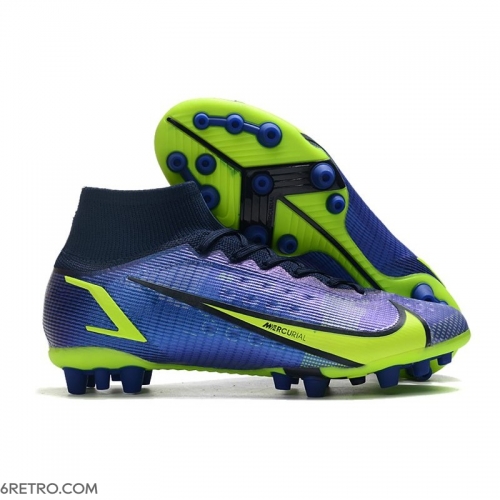 Nike Mercurial Superfly 8 Elite AG Recharge - Sapphire Volt Blue Void Football Boots Nike Mercurial Superfly 8 Elite AG Recharge - Sapphire Volt Blue Void Football Boots
