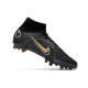 Nike Mercurial Superfly 8 Elite AG Shadow - Black Metallic Gold Metallic Silver Football Boots