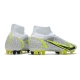 Nike Mercurial Superfly 8 Elite AG White Black Metallic Silver Volt Football Boots