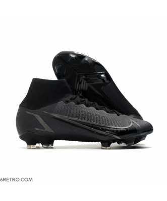 Nike Mercurial Superfly 8 Elite Firm Ground Black Football Boots