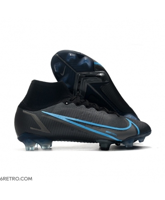 Nike Mercurial Superfly 8 Elite Firm Ground Black Iron Grey Football Boots