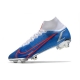 Nike Mercurial Superfly 8 Elite Firm Ground Blue White Red Football Boots