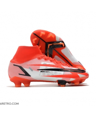 Nike Mercurial Superfly 8 Elite Firm Ground Chile Red Black White Total Orange Football Boots