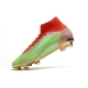 Nike Mercurial Superfly 8 Elite Firm Ground Green Red Golden Football Boots