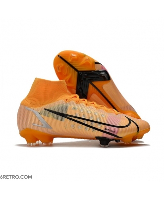 Nike Mercurial Superfly 8 Elite Firm Ground Orange Black Football Boots