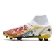 Nike Mercurial Superfly 8 Elite Firm Ground Ronaldo White Red Blue Gold Football Boots