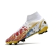 Nike Mercurial Superfly 8 Elite Firm Ground Ronaldo White Red Blue Gold Football Boots