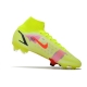 Nike Mercurial Superfly 8 Elite Firm Ground Volt Bright Crimson Black Football Boots