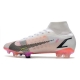 Nike Mercurial Superfly 8 Elite Firm Ground White Black Bright Crimson Pink Blast Football Boots