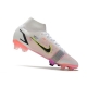 Nike Mercurial Superfly 8 Elite Firm Ground White Black Bright Crimson Pink Blast Football Boots