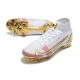 Nike Mercurial Superfly 8 Elite Firm Ground White Pink Gold Football Boots