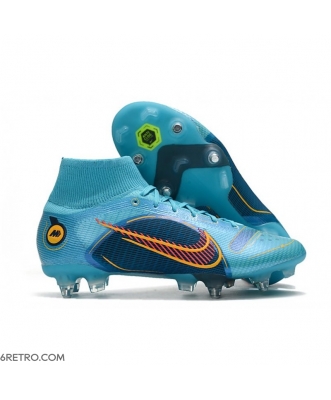 Nike Mercurial Superfly 8 Elite SG-PRO Anti-Clog Blueprint - Chlorine Blue Laser Orange Marina Football Boots