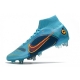 Nike Mercurial Superfly 8 Elite SG-PRO Anti-Clog Blueprint - Chlorine Blue Laser Orange Marina Football Boots