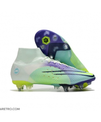 Nike Mercurial Superfly 8 Elite SG-PRO Anti-Clog Dream Speed 5 - Barely Green Volt Electro Purple Football Boots