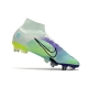 Nike Mercurial Superfly 8 Elite SG-PRO Anti-Clog Dream Speed 5 - Barely Green Volt Electro Purple Football Boots