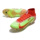 Nike Mercurial Superfly 8 Elite SG-PRO Anti-Clog Green Red Football Boots