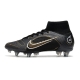 Nike Mercurial Superfly 8 Elite SG-PRO Anti-Clog Shadow - Black Metallic Gold Metallic Silver Football Boots