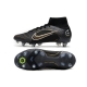 Nike Mercurial Superfly 8 Elite SG-PRO Anti-Clog Shadow - Black Metallic Gold Metallic Silver Football Boots