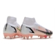 Nike Mercurial Superfly 8 Elite SG-PRO Anti-Clog White Black Bright Crimson Pink Blast Football Boots