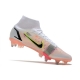 Nike Mercurial Superfly 8 Elite SG-PRO Anti-Clog White Black Bright Crimson Pink Blast Football Boots