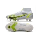 Nike Mercurial Superfly 8 Elite SG-PRO Anti-Clog White Black Metallic Silver Volt Football Boots