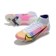Nike Mercurial Superfly 8 Elite SG-PRO Anti-Clog White Pink Black Football Boots
