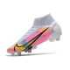 Nike Mercurial Superfly 8 Elite SG-PRO Anti-Clog White Pink Black Football Boots
