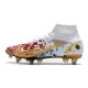 Nike Mercurial Superfly 8 Elite SG-PRO Anti-Clog White Red Gold Football Boots