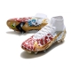 Nike Mercurial Superfly 8 Elite SG-PRO Anti-Clog White Red Gold Football Boots