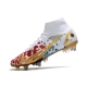 Nike Mercurial Superfly 8 Elite SG-PRO Anti-Clog White Red Gold Football Boots
