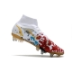 Nike Mercurial Superfly 8 Elite SG-PRO Anti-Clog White Red Gold Football Boots