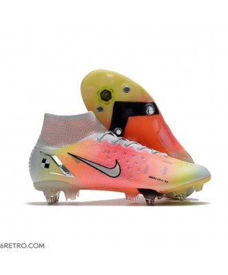 Nike Mercurial Superfly 8 Elite SG-PRO Dream Speed 4 - White Metallic Silver Pure Platinum Football Boots