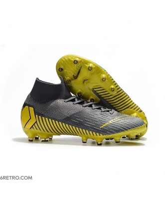 Nike Mercurial Superfly VI 360 Elite AG-Pro Gray Gold Football Boots