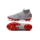 Nike Mercurial Superfly VI 360 Elite AG-Pro Gray Red Football Boots