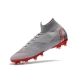 Nike Mercurial Superfly VI 360 Elite AG-Pro Gray Red Football Boots