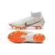 Nike Mercurial Superfly VI 360 Elite AG-Pro White Orange Football Boots