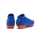 Nike Mercurial Superfly VI Elite AG-Pro Blue Orange Football Boots