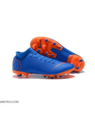 Nike Mercurial Superfly VI Elite AG-Pro Blue Orange Football Boots
