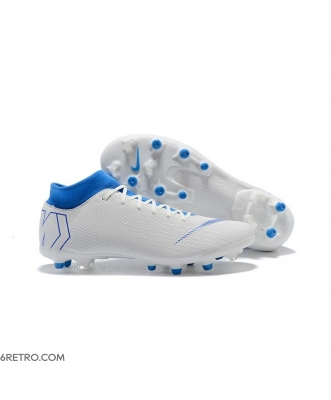 Nike Mercurial Superfly VI Elite AG-Pro White Blue Football Boots