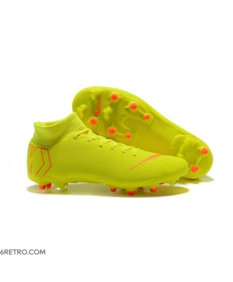 Nike Mercurial Superfly VI Elite AG-Pro Yellow Orange Football Boots