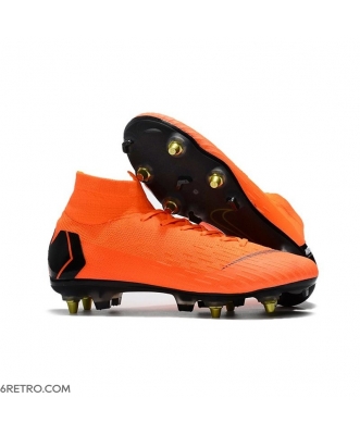 Nike Mercurial Superfly VI Elite Anti-Clog SG-Pro Orange Black Football Boots
