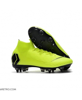Nike Mercurial Superfly VI Elite Anti-Clog SG-Pro Volt Black Football Boots