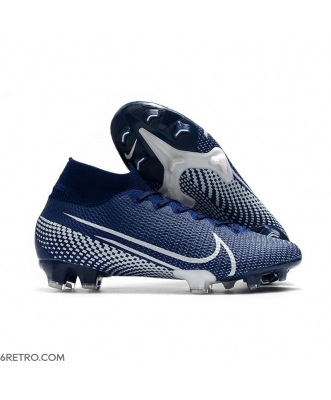 Nike Mercurial Superfly VII Elite Firm Ground Blue White Football Boots