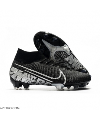Nike Mercurial Superfly VII Elite SE Firm Ground Black Metallic Cool Grey Football Boots