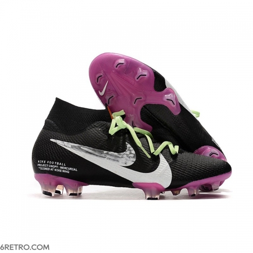Nike Mercurial Superfly VII Elite SE Firm Ground Black Purple White Football Boots Nike Mercurial Superfly VII Elite SE Firm Ground Black Purple White Football Boots