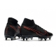 Nike Mercurial Superfly VII Elite SG AC - Black Red Football Boots