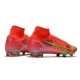 Nike Mercurial Superfly VIII Elite Firm Ground Bright Crimson Metallic Silver Football Boots
